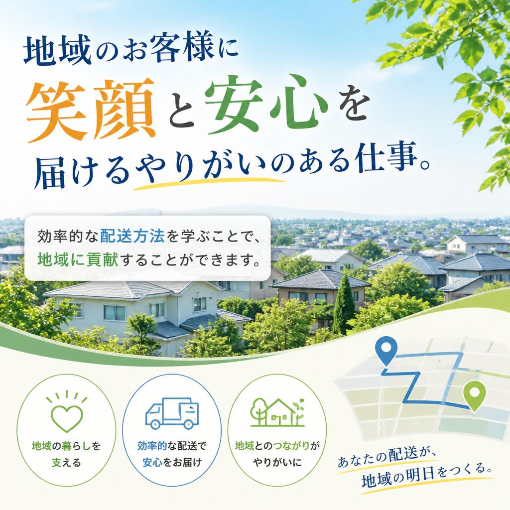 地域密着型で安心・安全な配送業務