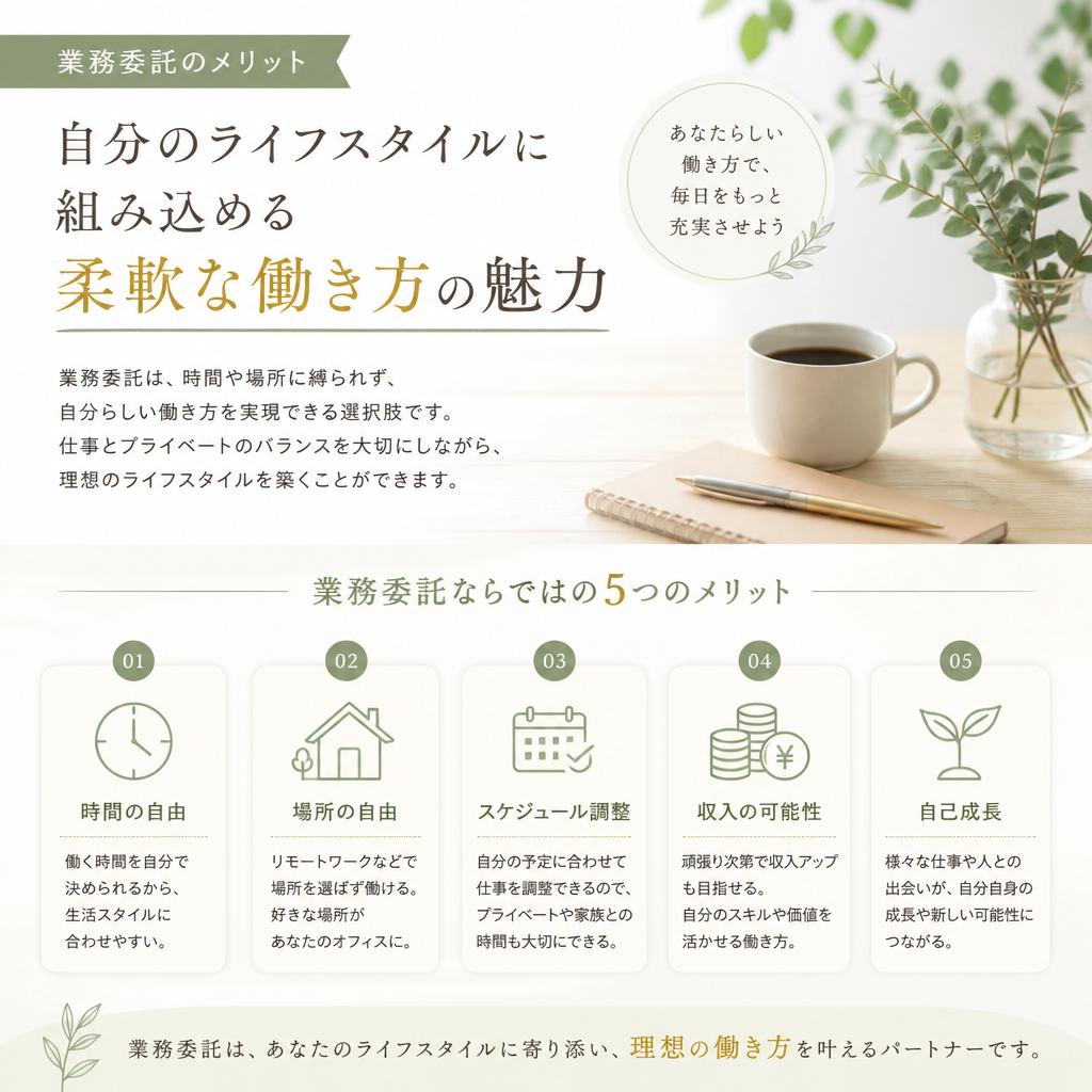 自分のライフスタイルに合った働き方
