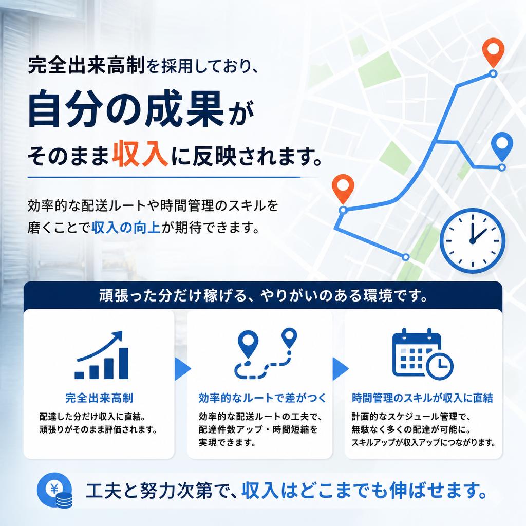 収入アップを目指せる！