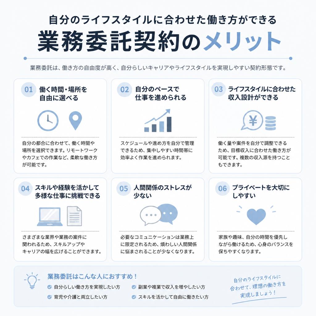 フレキシブルな働き方でライフスタイルに合わせる