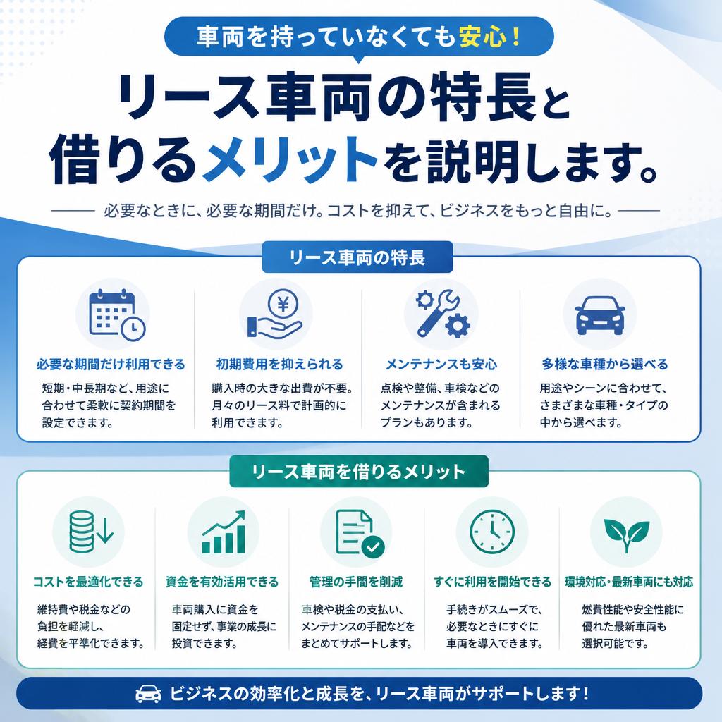 フルサポートのリース車両制度