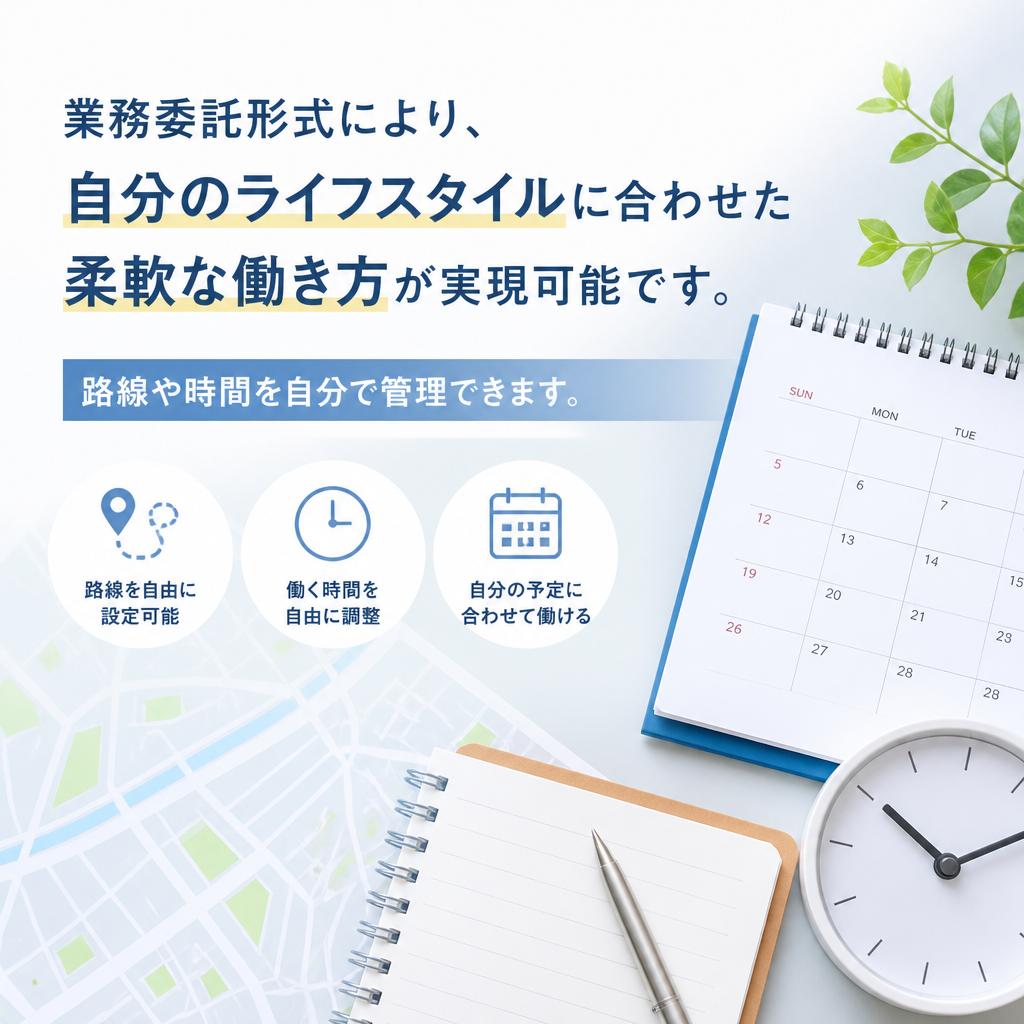 柔軟な働き方でライフスタイルに合わせる