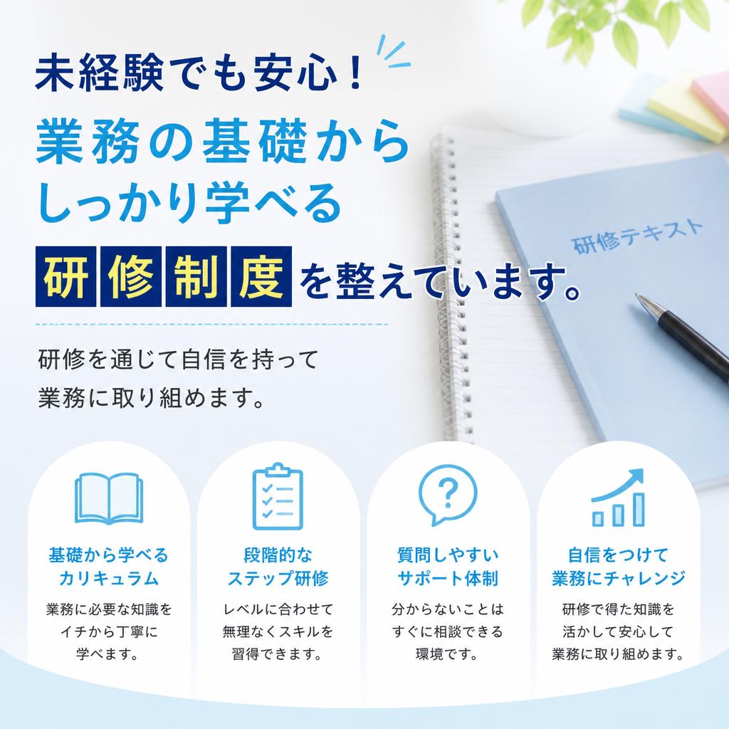 充実した研修制度