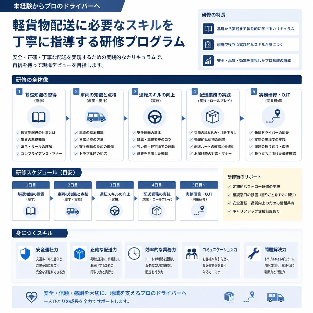 未経験でも大丈夫！充実の研修体制