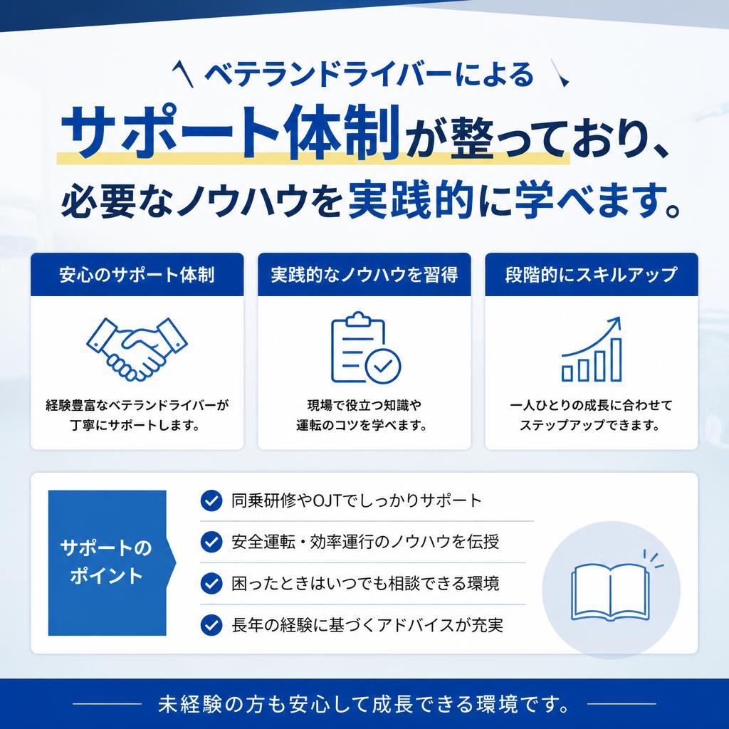 経験豊富なスタッフがしっかりサポート