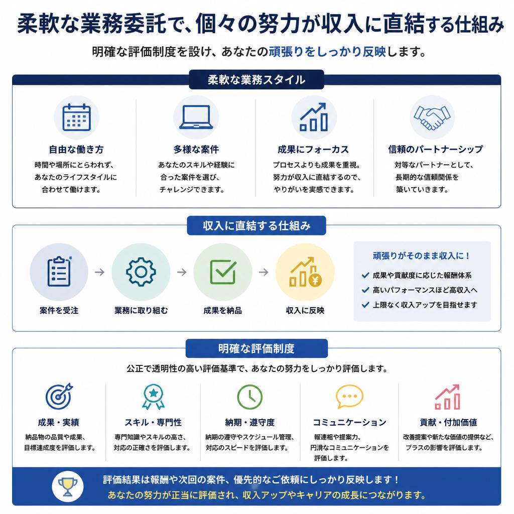 2. 安定した収入を実現する仕組み