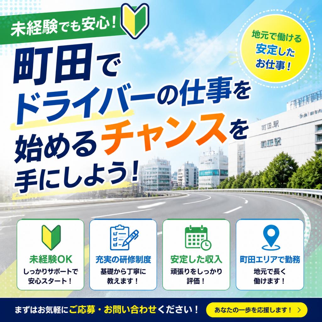 未経験でも安心！町田でドライバーの仕事を始めるチャンスを手にしよう！