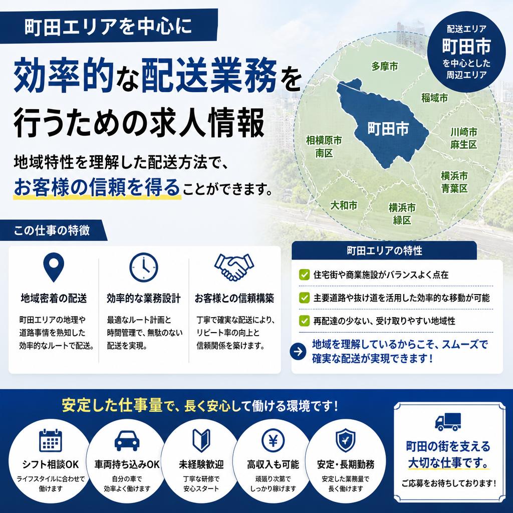 町田エリアのドライバー求人