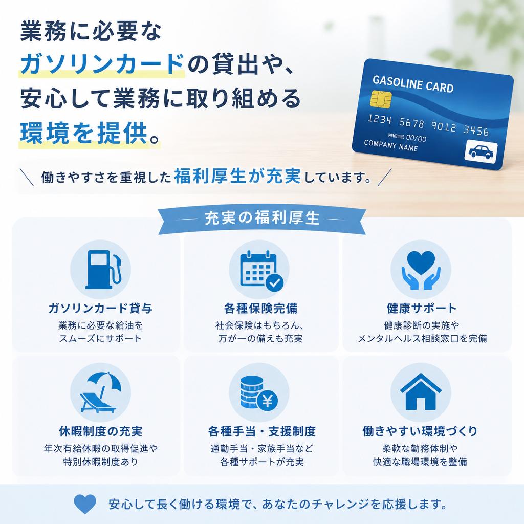 充実の福利厚生