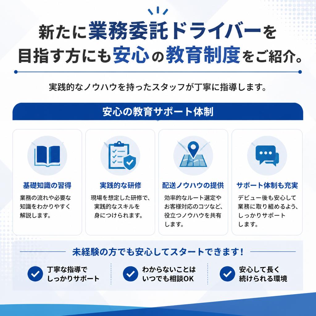 未経験者でも安心！充実の教育制度