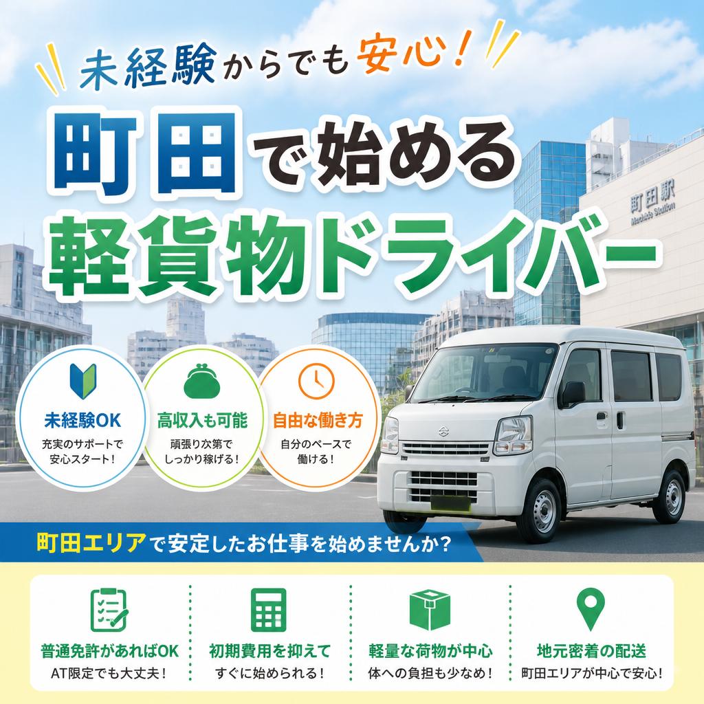未経験からでも安心！町田で始める軽貨物ドライバー