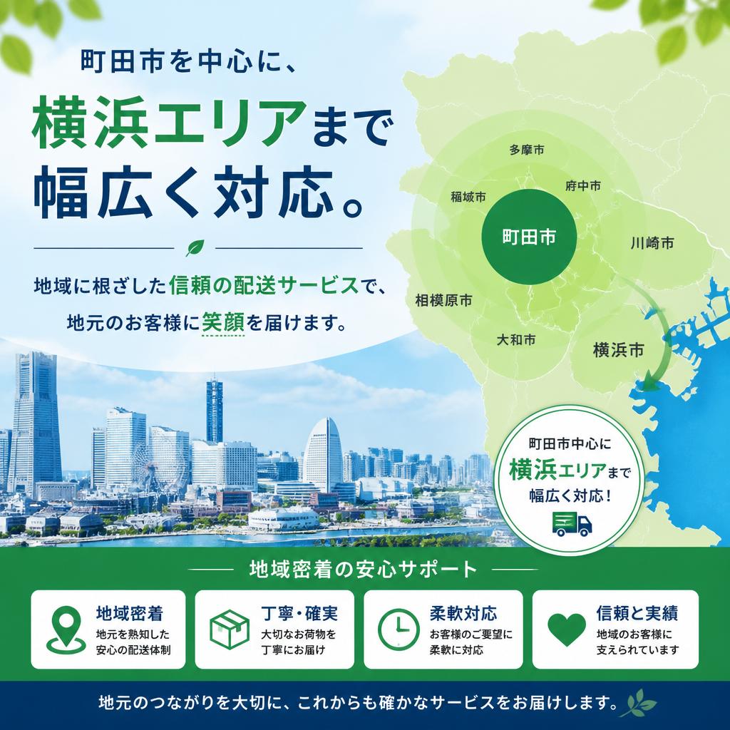 地域密着型の配送サービス