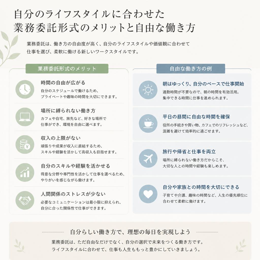 4. 業務委託の柔軟な働き方