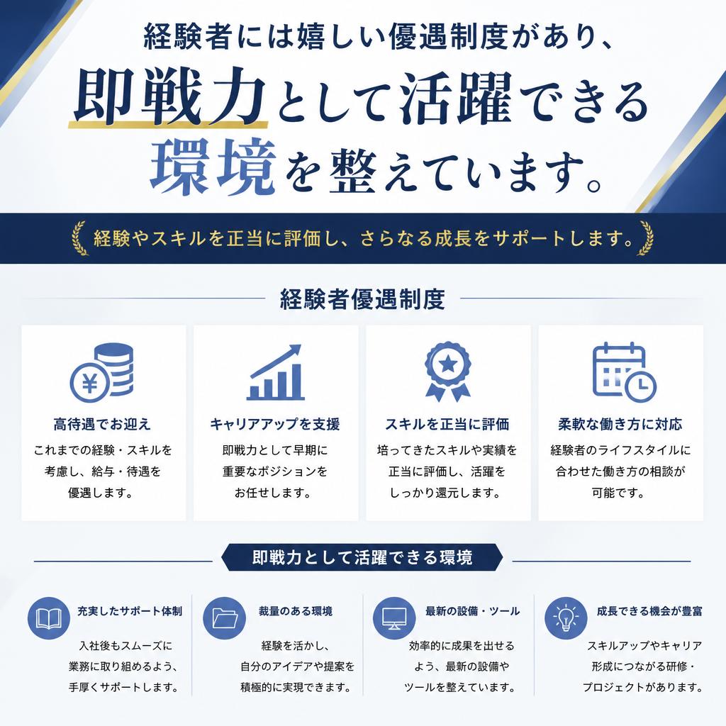 5. 経験者優遇の特典