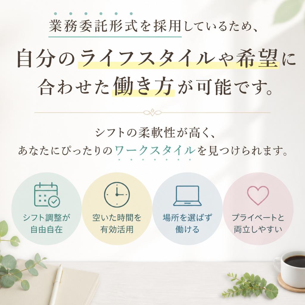 自由な働き方を実現