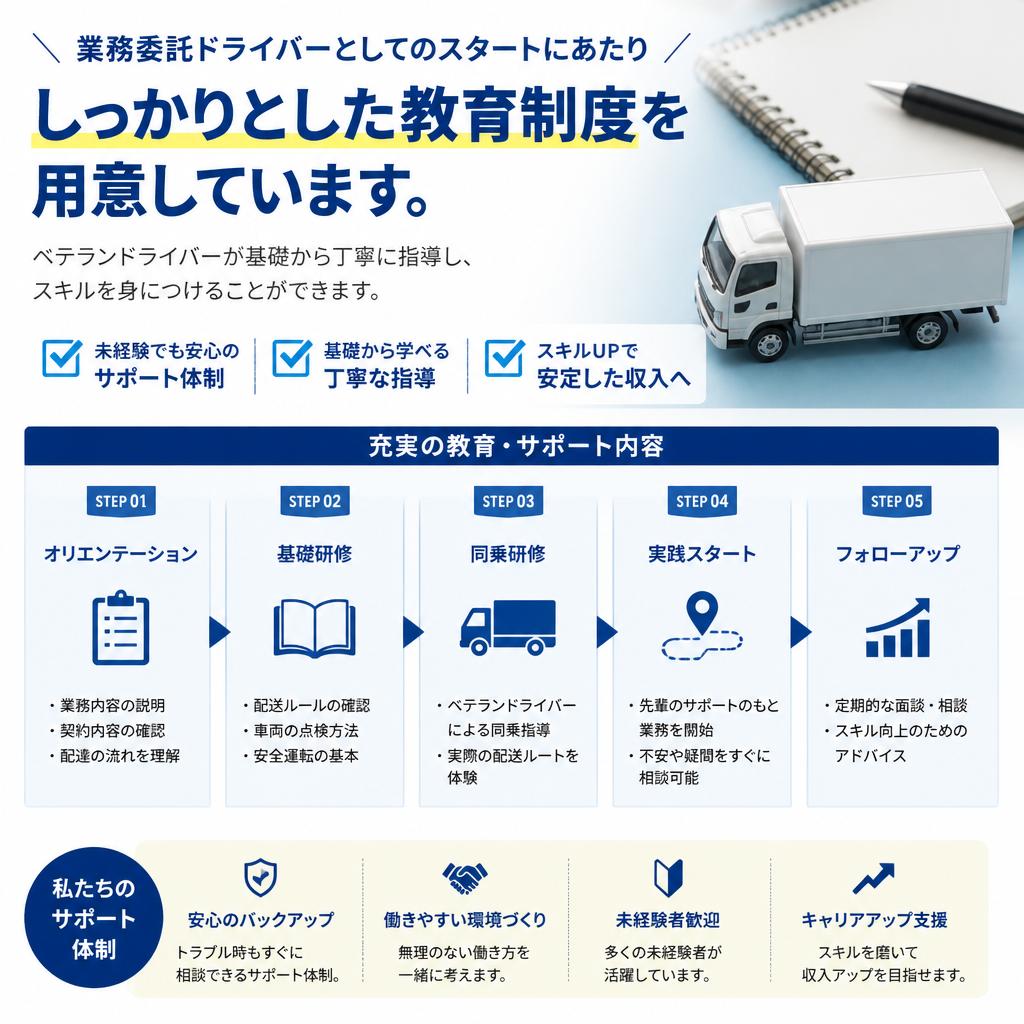 未経験者歓迎！充実の教育サポート
