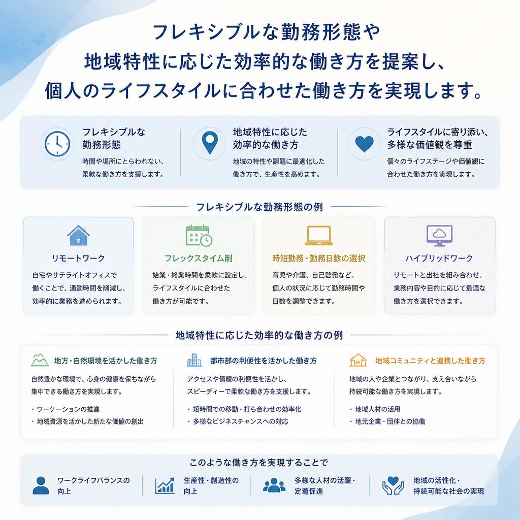 働きやすさを追求した環境