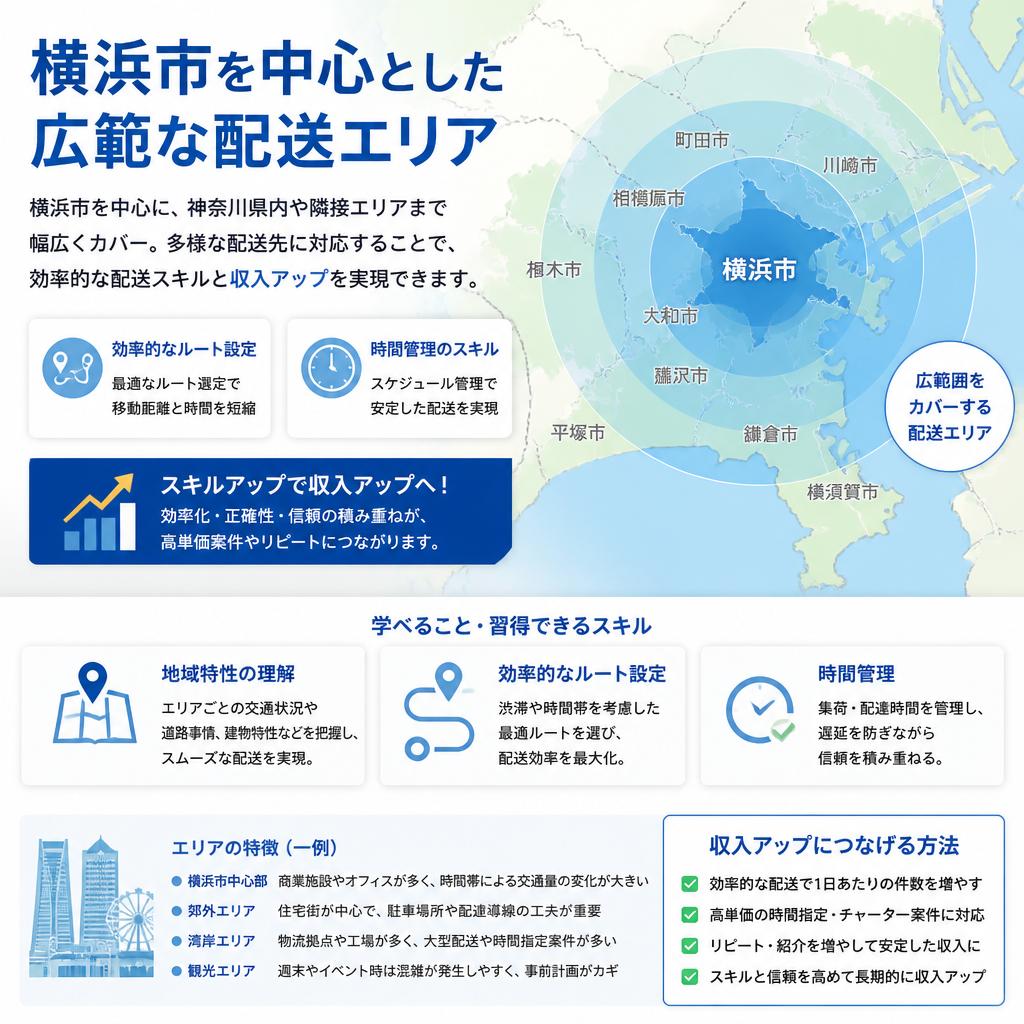 地域特性を活かした効率的な配送方法