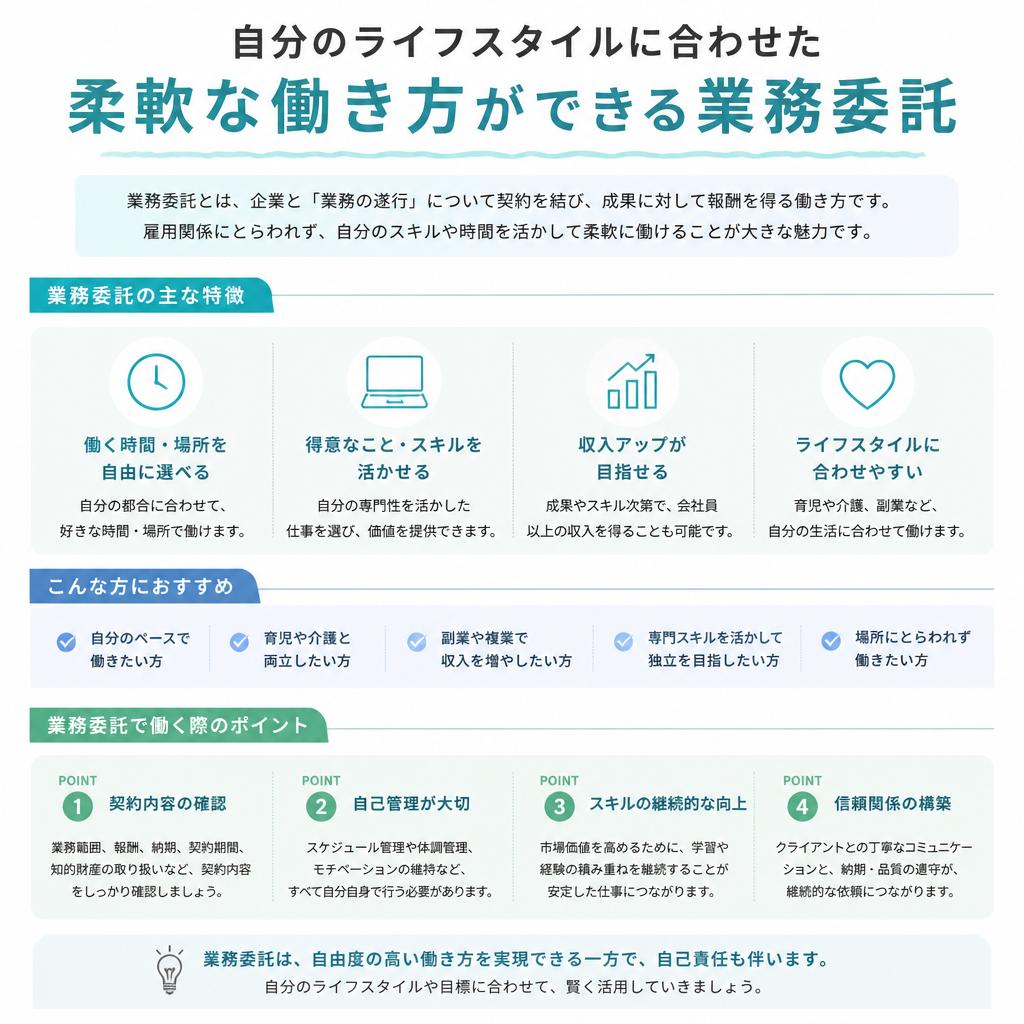 4. 業務委託の柔軟な働き方