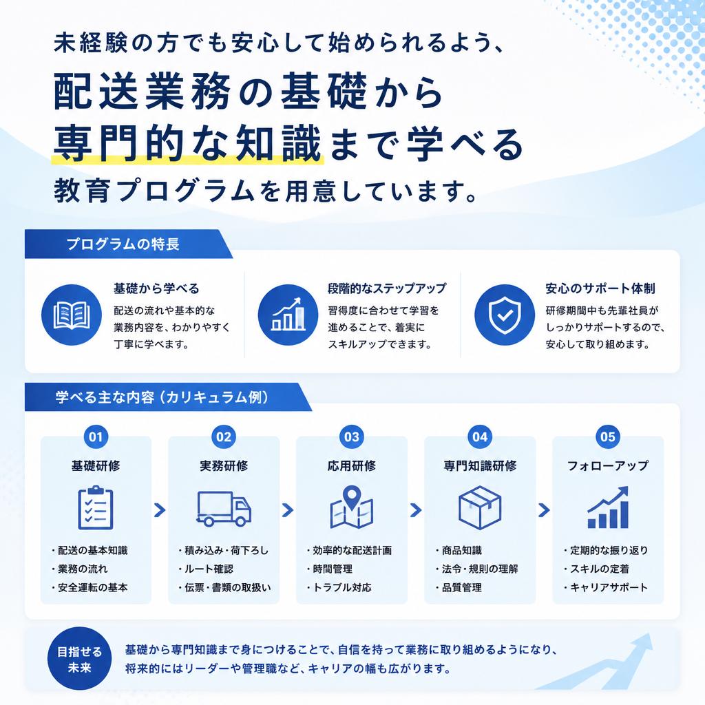 充実の教育制度！