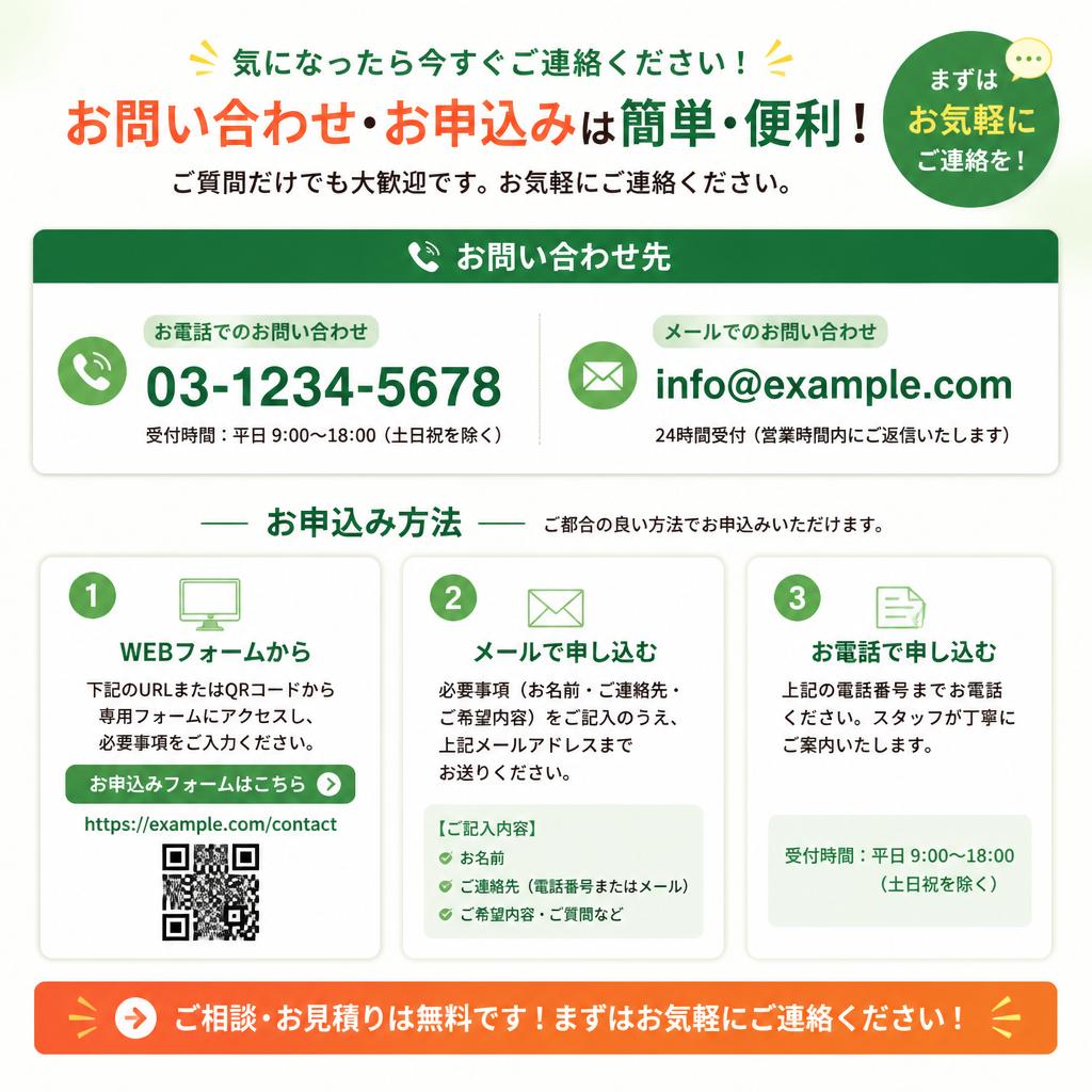 お問い合わせ情報