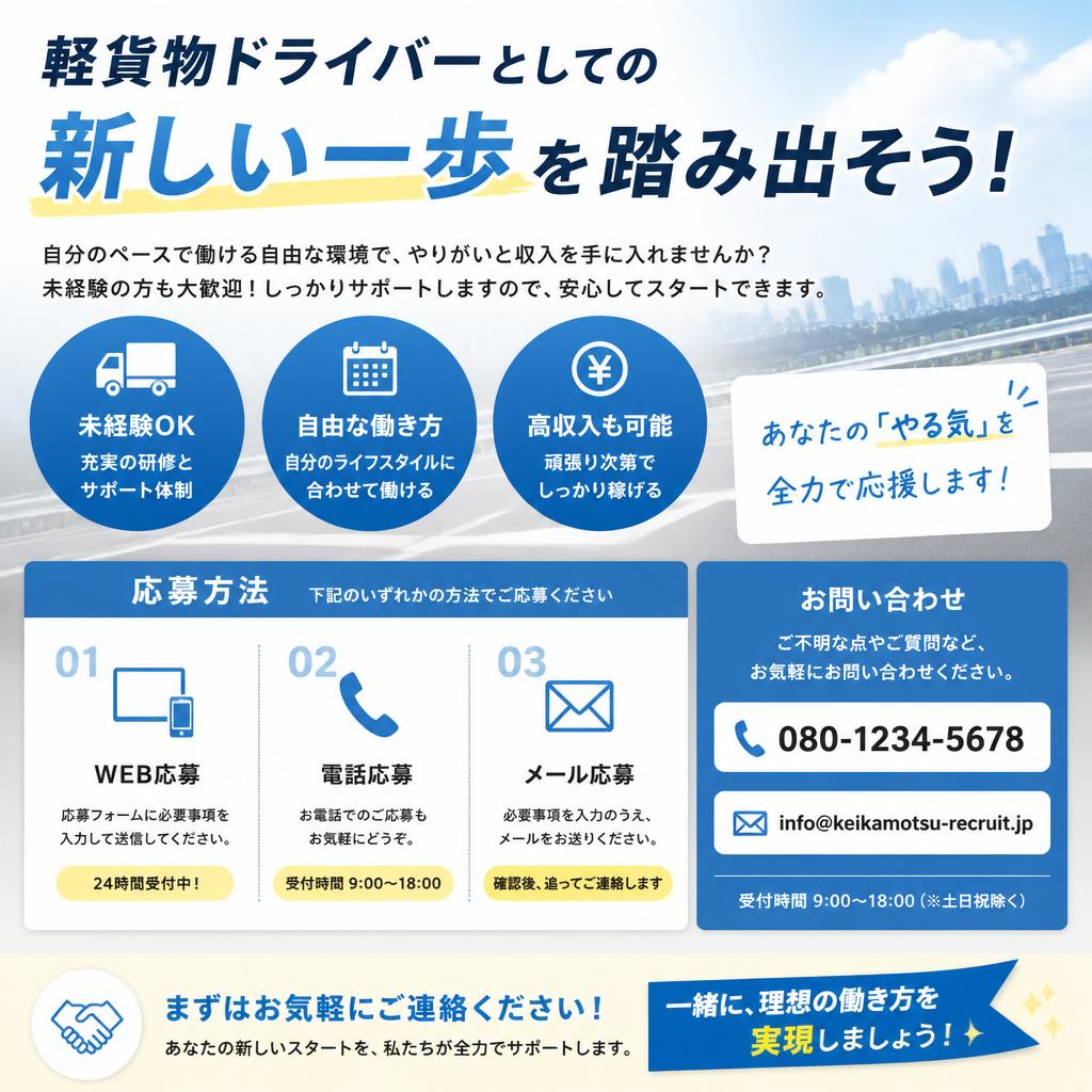 今すぐ応募して新しいスタートを！