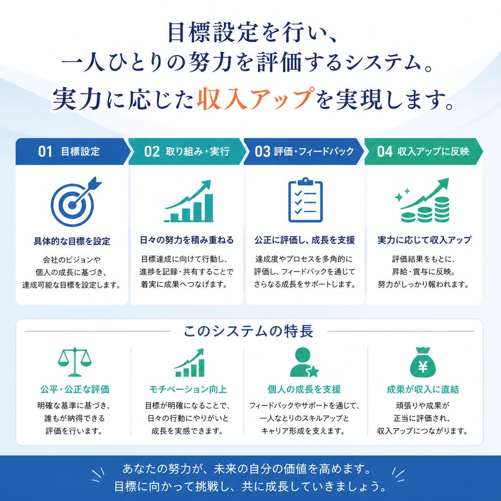 収入アップのためのサポート