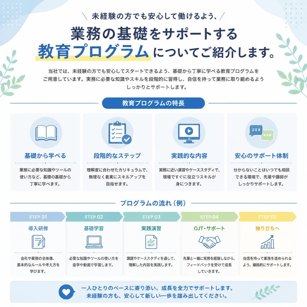 充実した教育制度