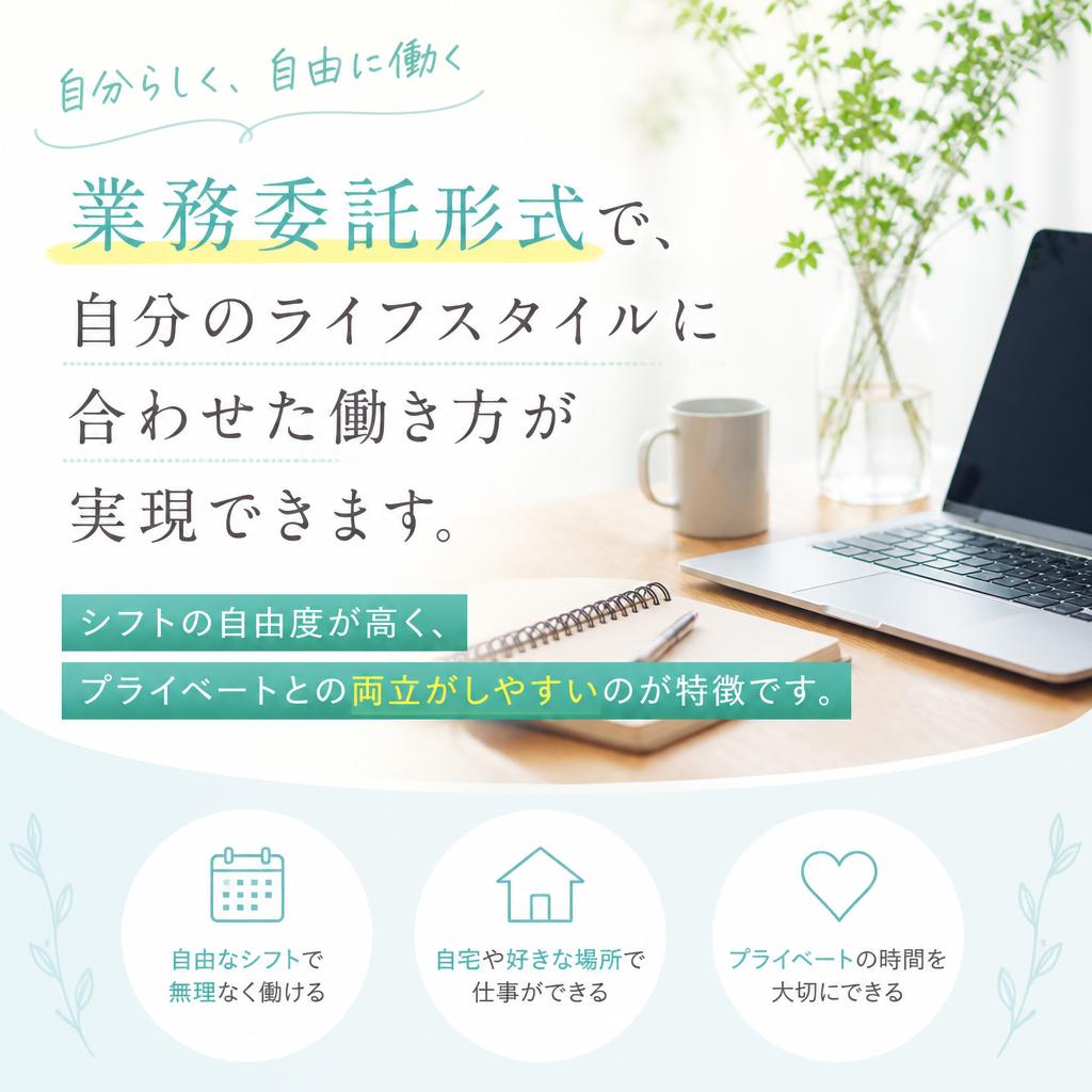 柔軟な働き方が可能