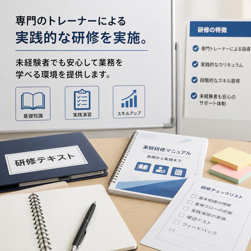 充実した研修制度