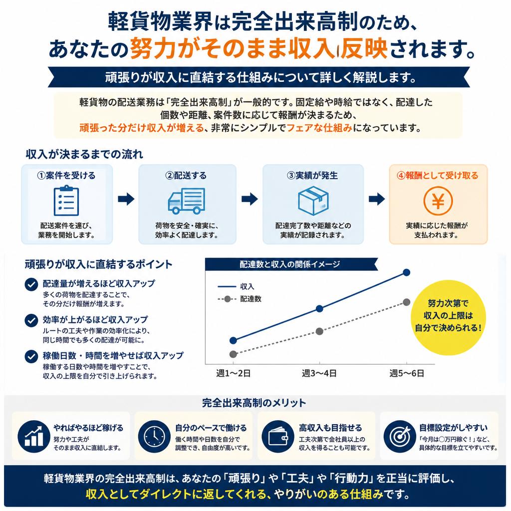 努力が収入に直結する理由
