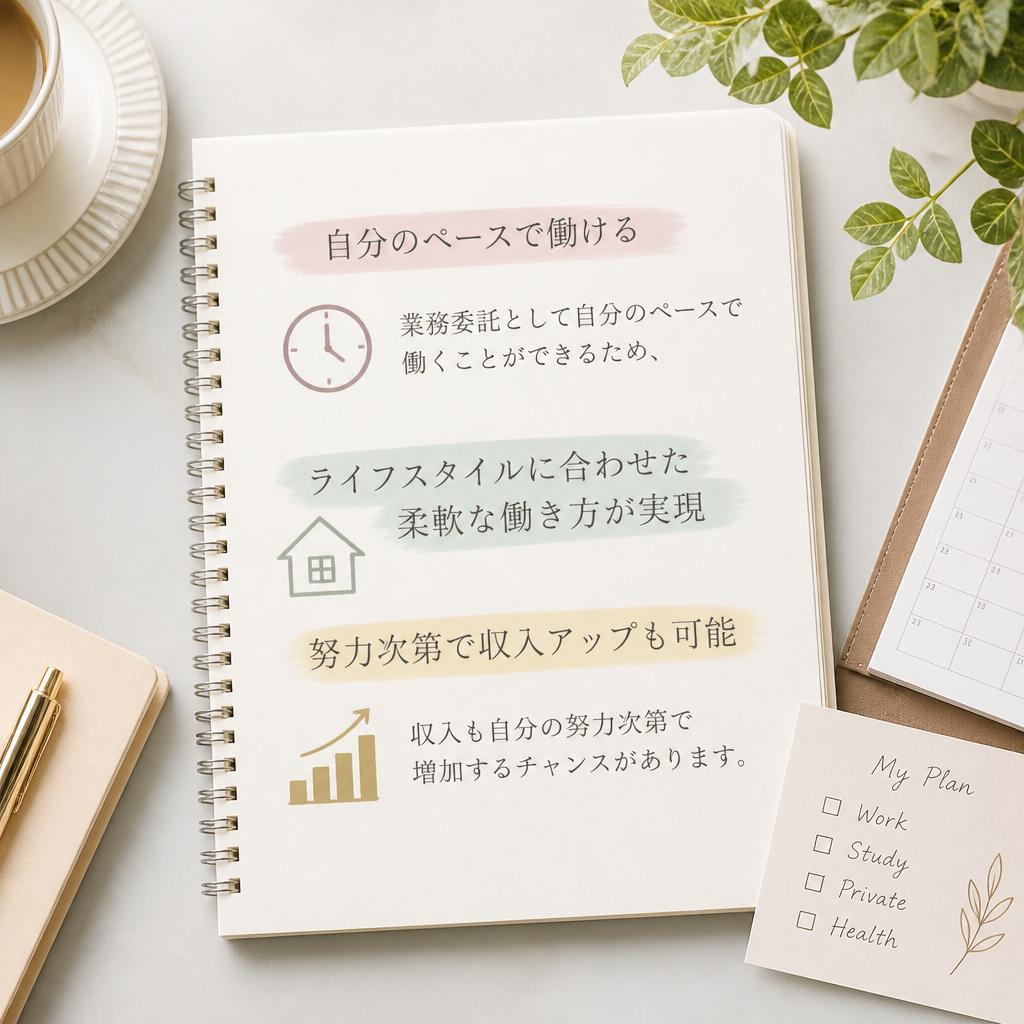 業務委託形式の柔軟な働き方