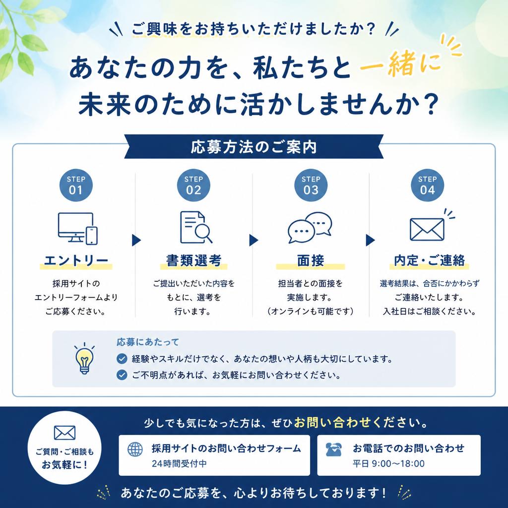 7. 今すぐ応募しよう！